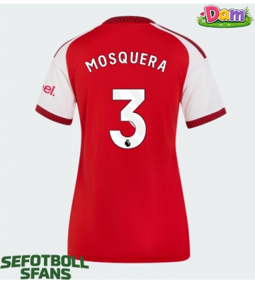 Arsenal Cristhian Mosquera #3 Hemmatröja Kvinnor 2026-27 Kortärmad